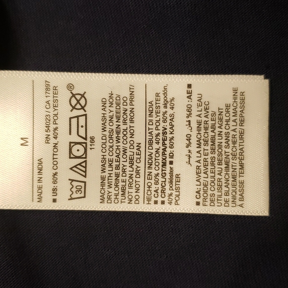 Old Navy Dark Blue Short Sleeves T-shirt Size Medium - Picture 5 of 7